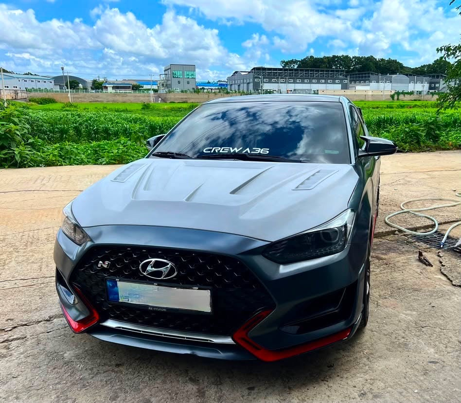 Hyundai Veloster 2019+ EX Carbon Fiber & FRP Hood | DAIMON | PRE-ORDER
