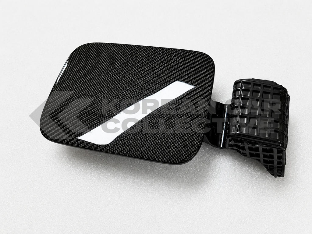 Genesis G70 Pre Facelift 2018-2021 Genuine Carbon Fiber Fuel Door
