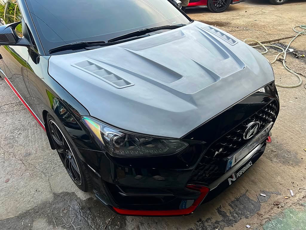 Hyundai Veloster 2019+ EX Carbon Fiber & FRP Hood | DAIMON | PRE-ORDER