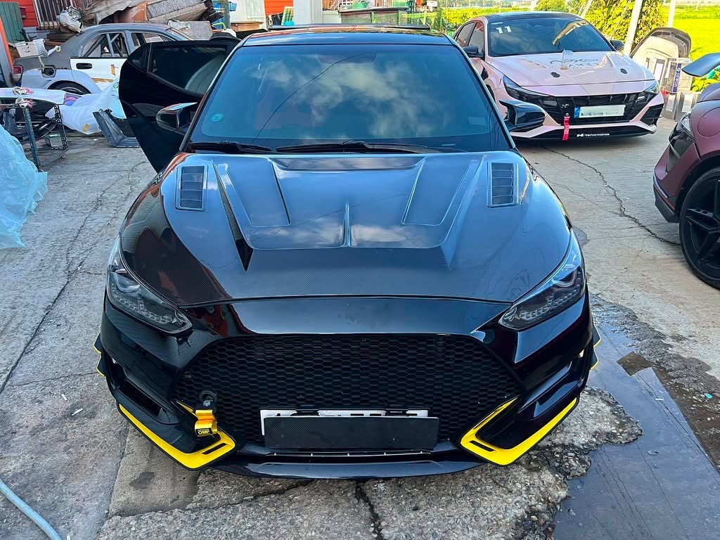 Hyundai Veloster 2019+ EX Carbon Fiber & FRP Hood | DAIMON | PRE-ORDER