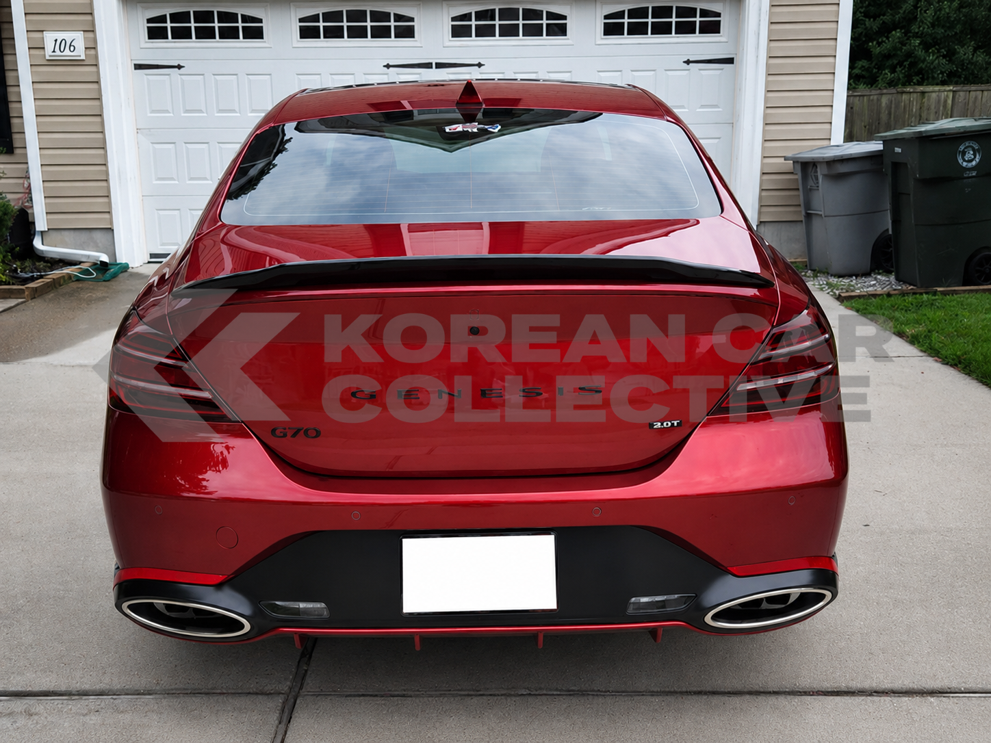 Genesis G70 Facelift 2022+ Carlsson Trunk Spoiler - Black