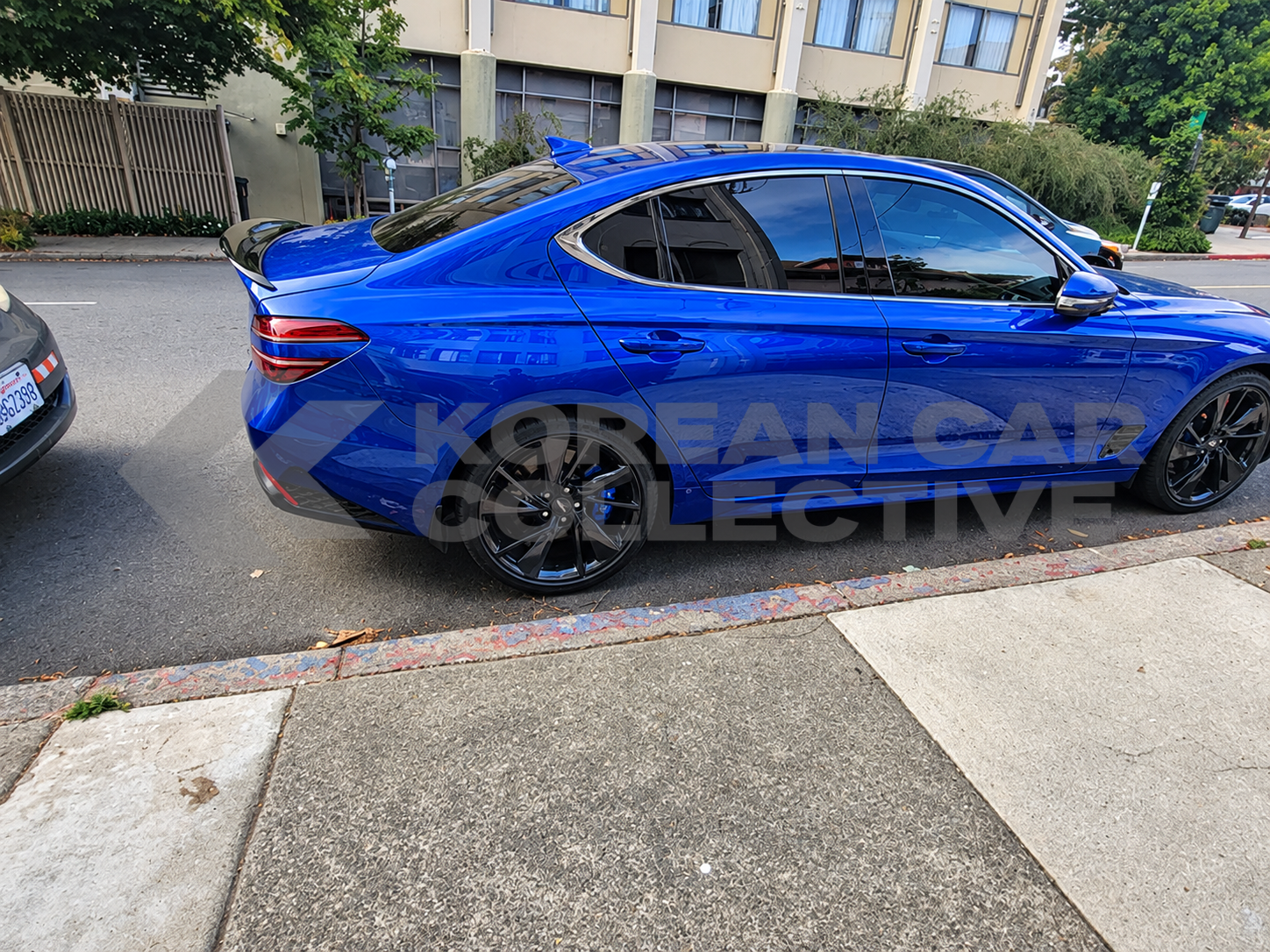Genesis G70 Facelift 2022+ Carlsson Trunk Spoiler - Black