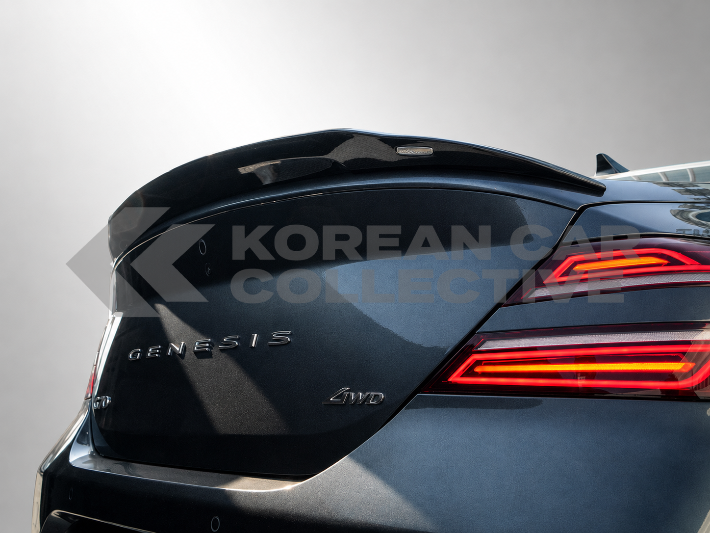 Genesis G70 Facelift 2022+ Carlsson Trunk Spoiler - Black
