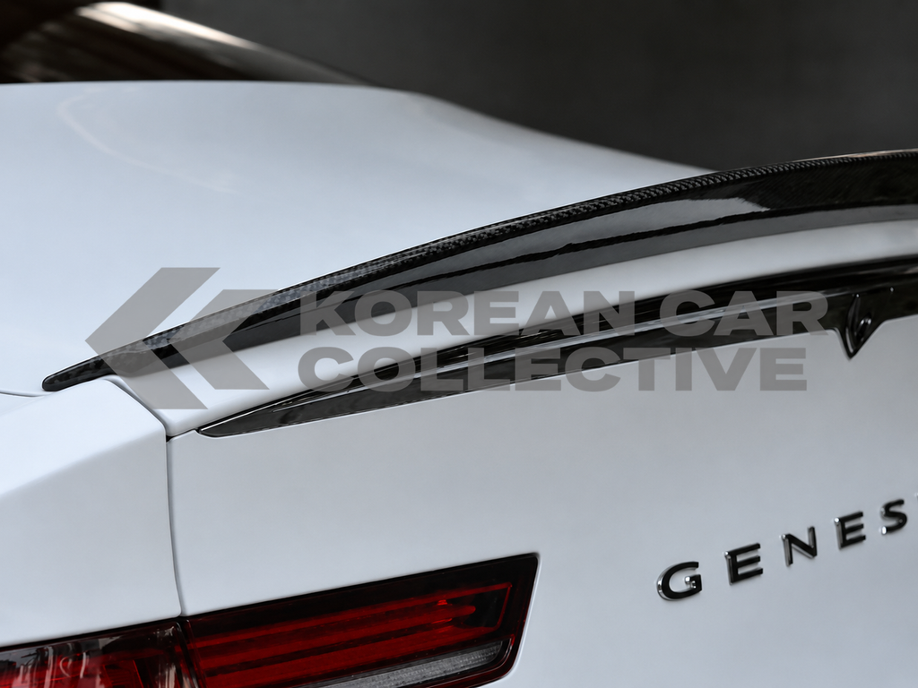 Genesis G80 2021+ Genuine Carbon Fiber Trunk Spoiler