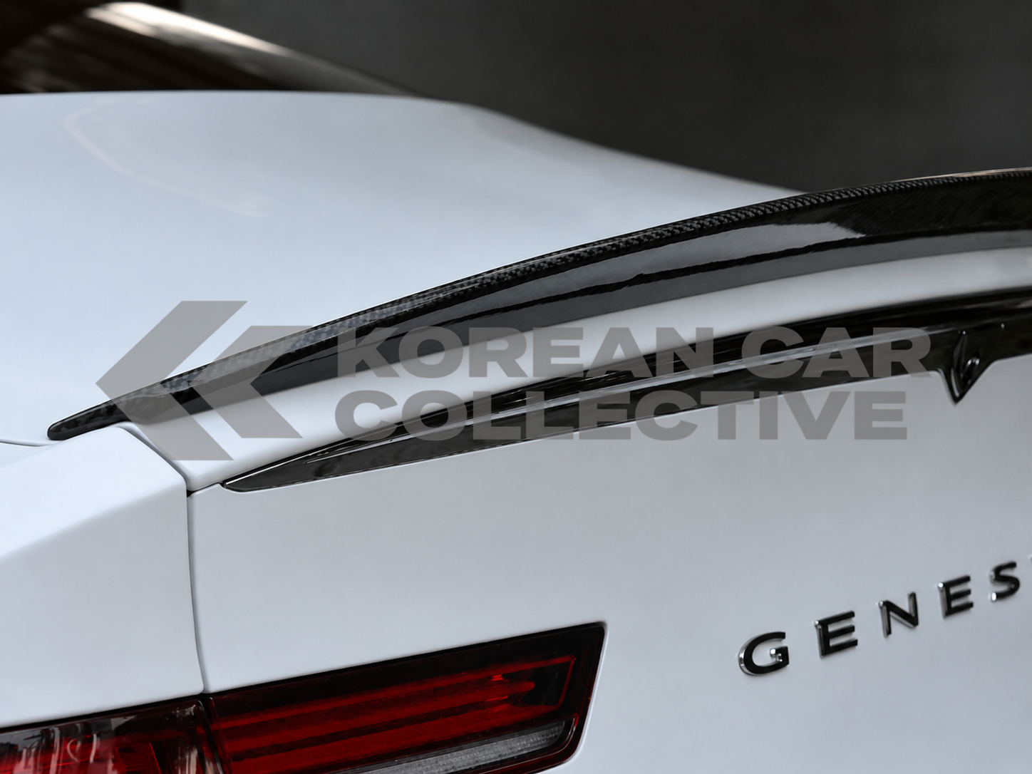 Genesis G80 2021+ Genuine Carbon Fiber Trunk Spoiler