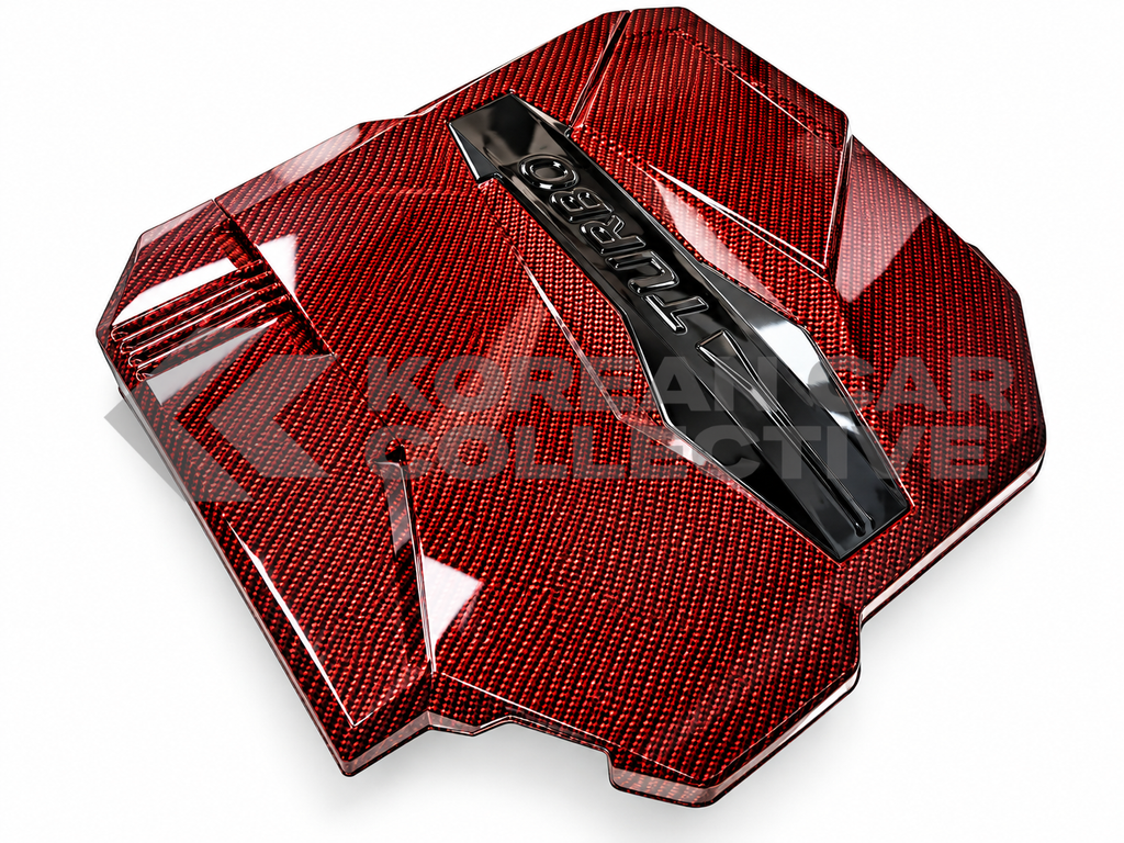 Hyundai Sonata N Line 2021+ 2.5T Carbon-Fiber-Style Engine Cover
