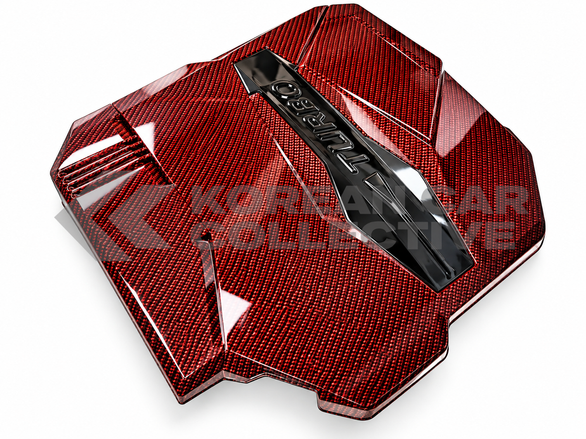 Hyundai Sonata N Line 2021+ 2.5T Carbon-Fiber-Style Engine Cover