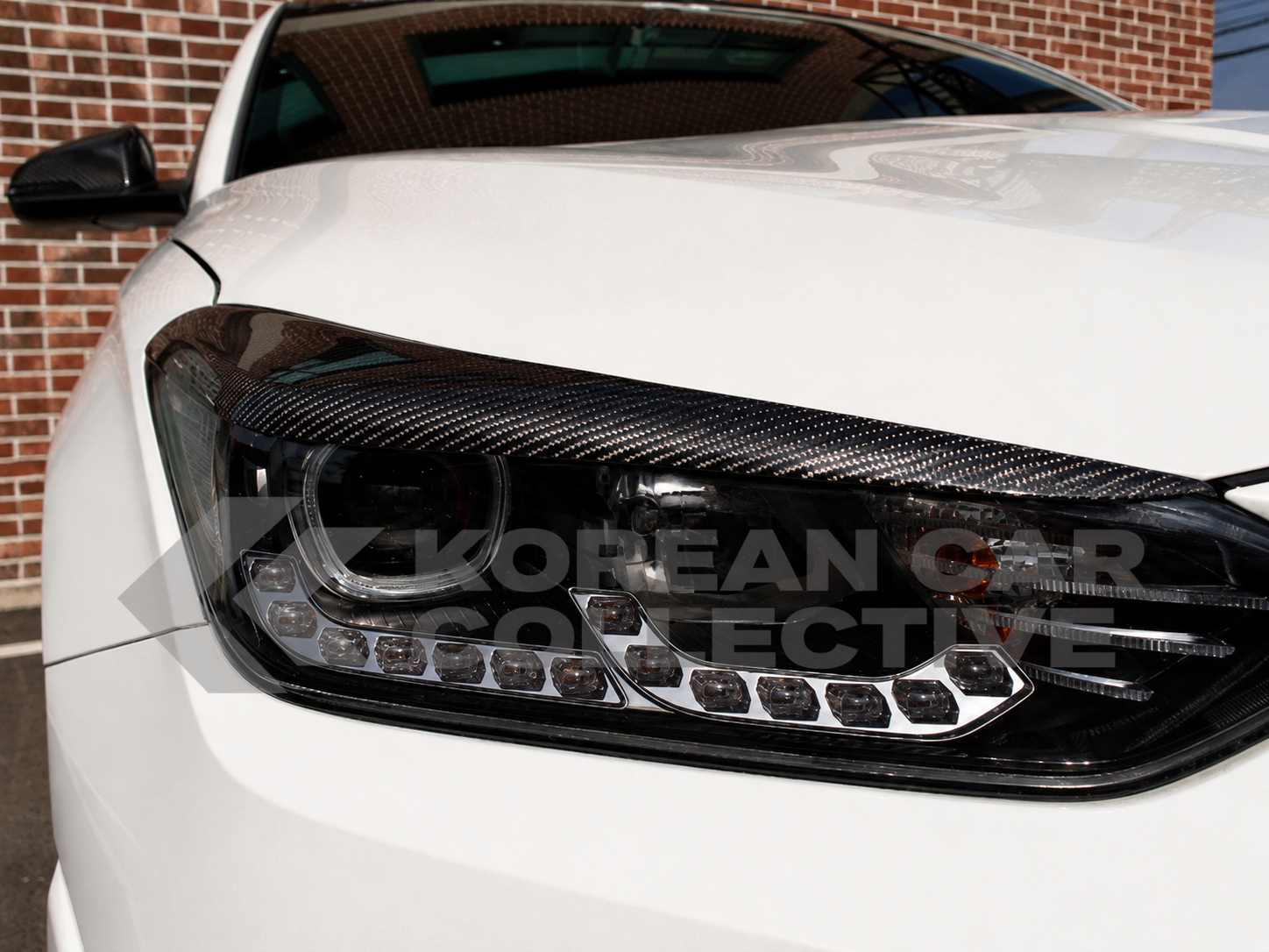 Hyundai Veloster 2019+ Genuine Carbon Fiber Eyelines