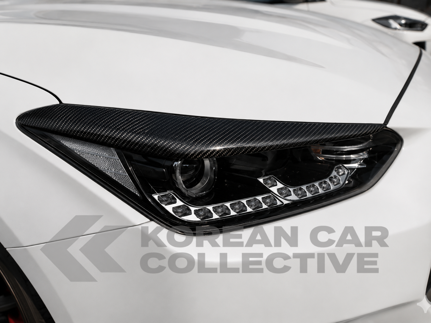 Hyundai Veloster 2019+ Genuine Carbon Fiber Eyelines