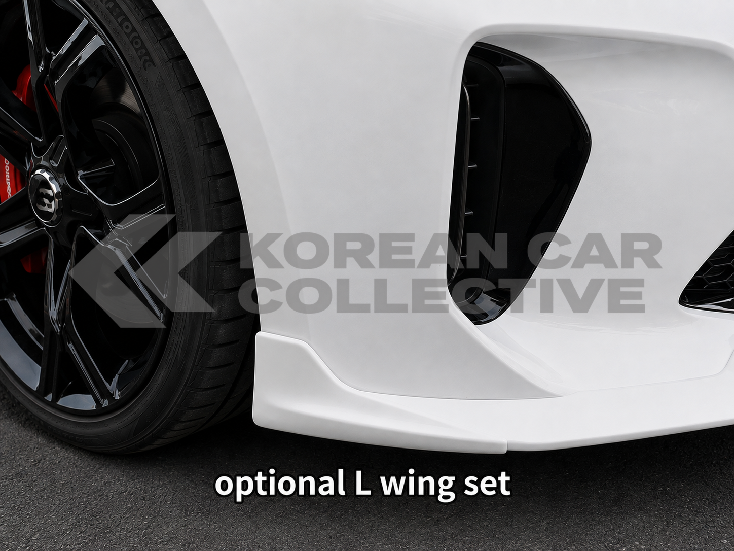 Kia Stinger 2018+ FORCE Plastic Front Lip Spoiler
