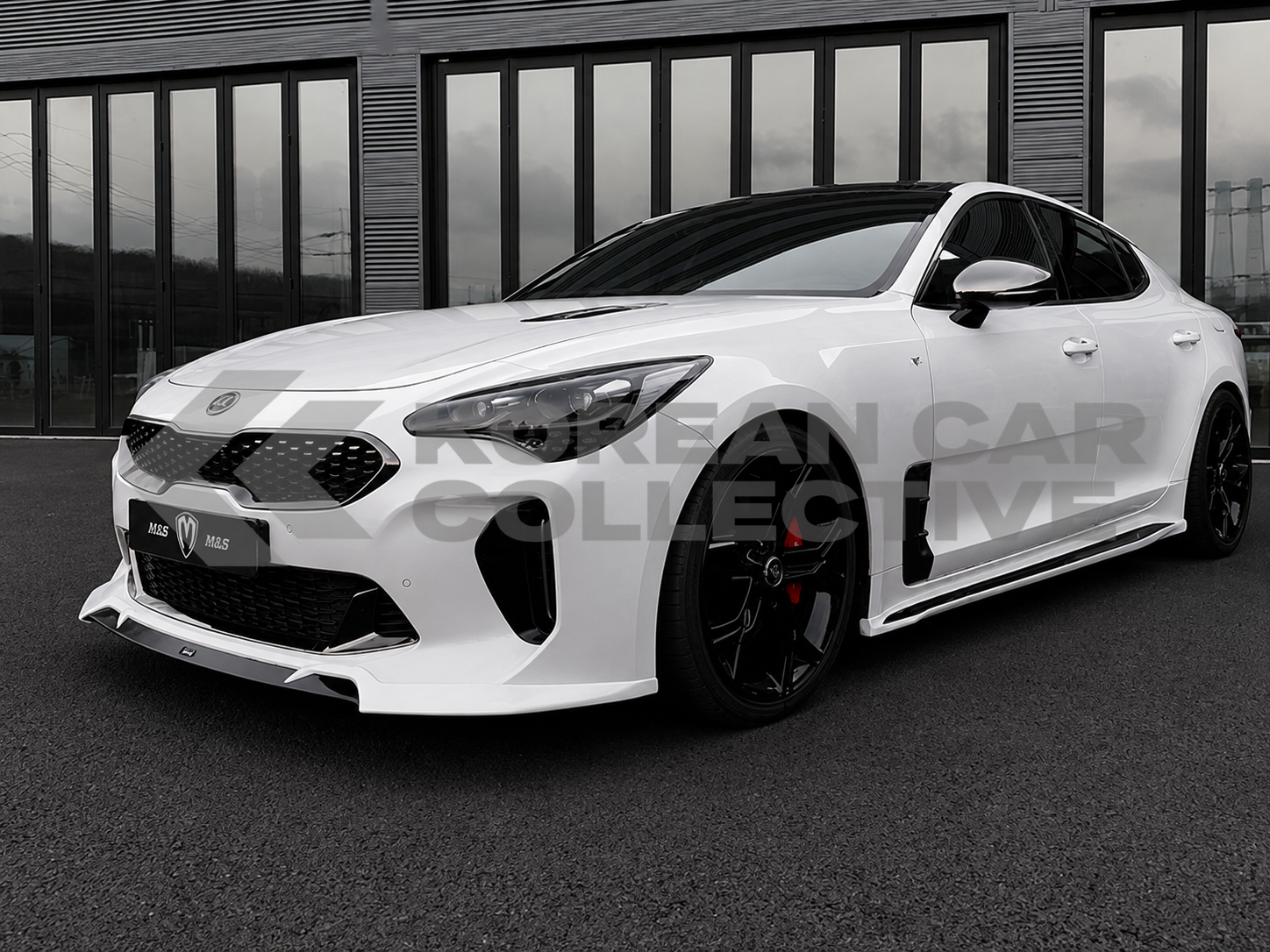 Kia Stinger 2018+ FORCE Plastic Front Lip Spoiler
