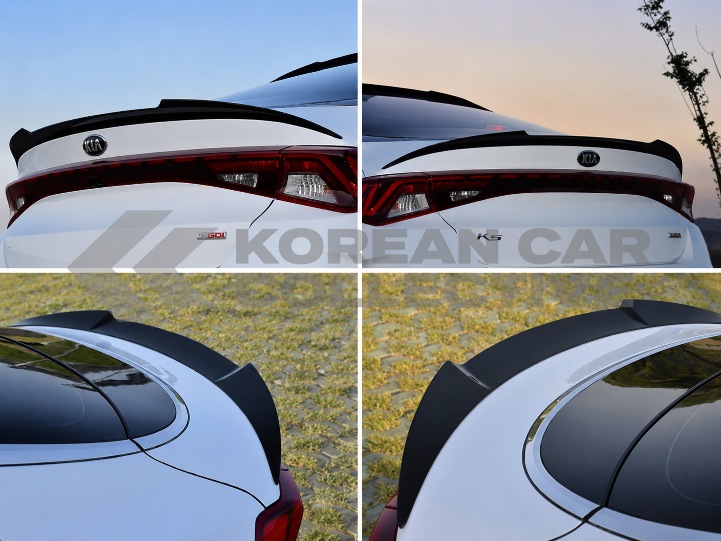 Kia K5 2021+ Type O Roof or Trunk Spoiler