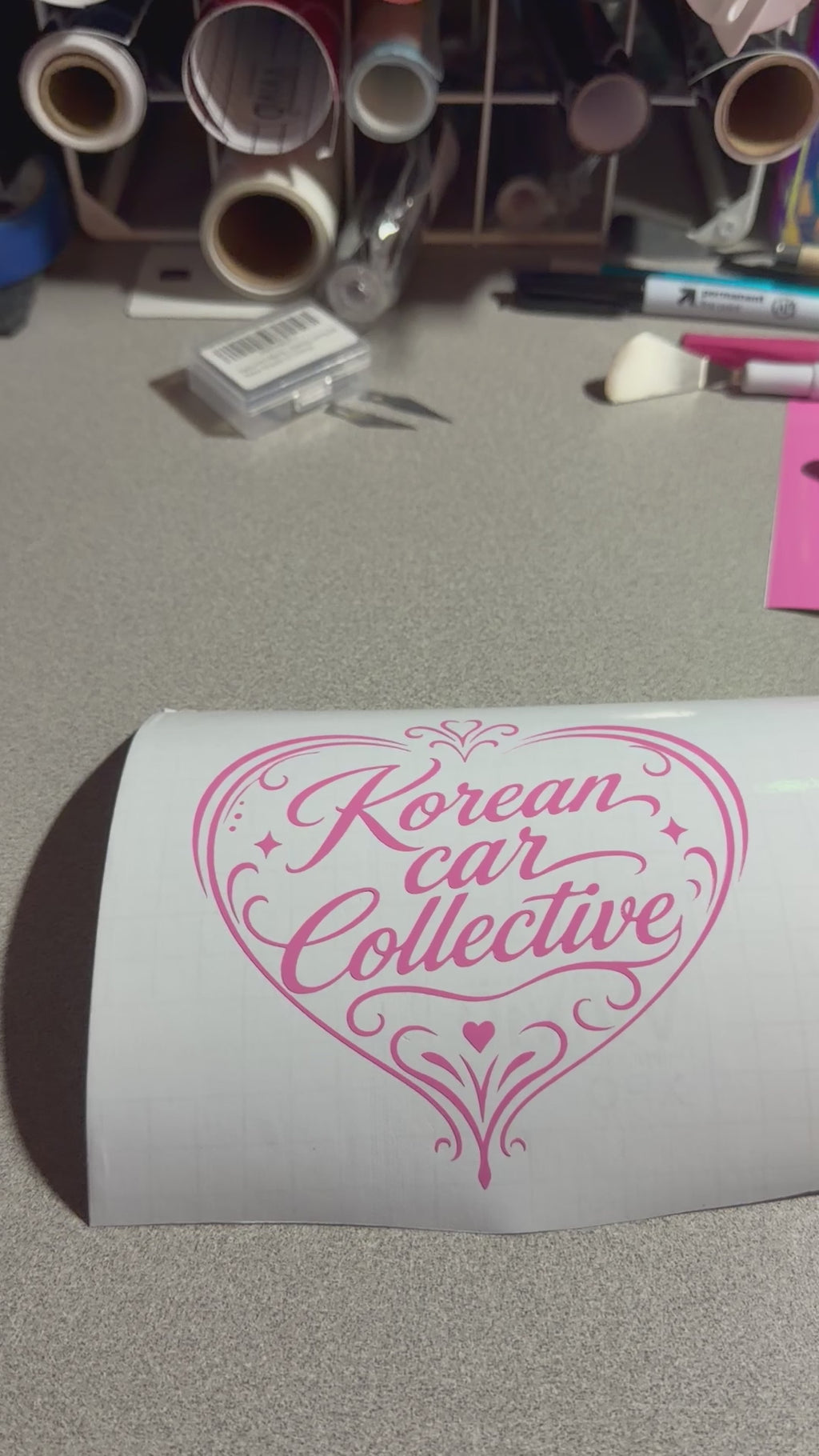 KCC Heartline Decal 5” x 4.8”