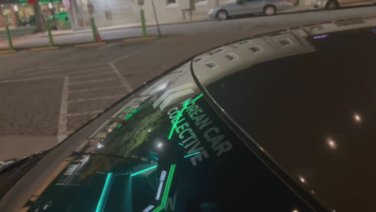 Korean Car Collective Logo Banner 4" x 18"